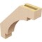 Ekena Millwork 3-inch W x 14-inch D x 14-inch H Merced Rough Cedar Woodgrain TimberThane Knee Brace, Primed BRCUR03X14X14MRCRCPR - alternate 5